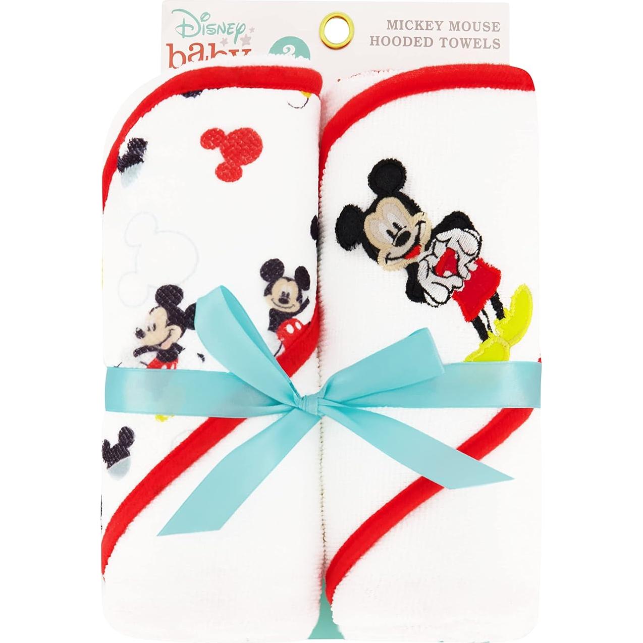 Toallas con Capucha Disney Baby Mickey Mouse - Paquete de 2