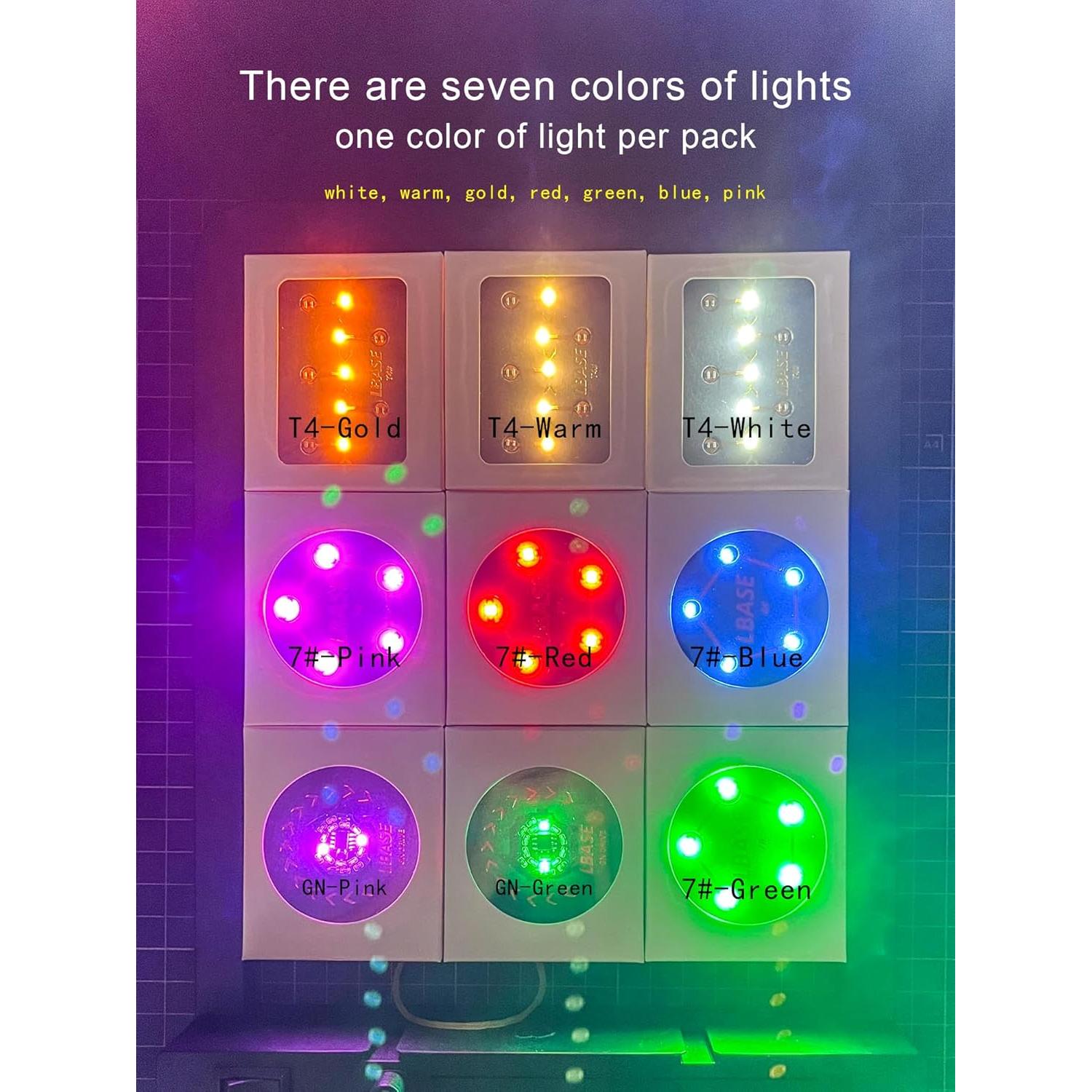 Luz LED Inalámbrica LBASE T3 Azul para Modelos Gundam y Lego