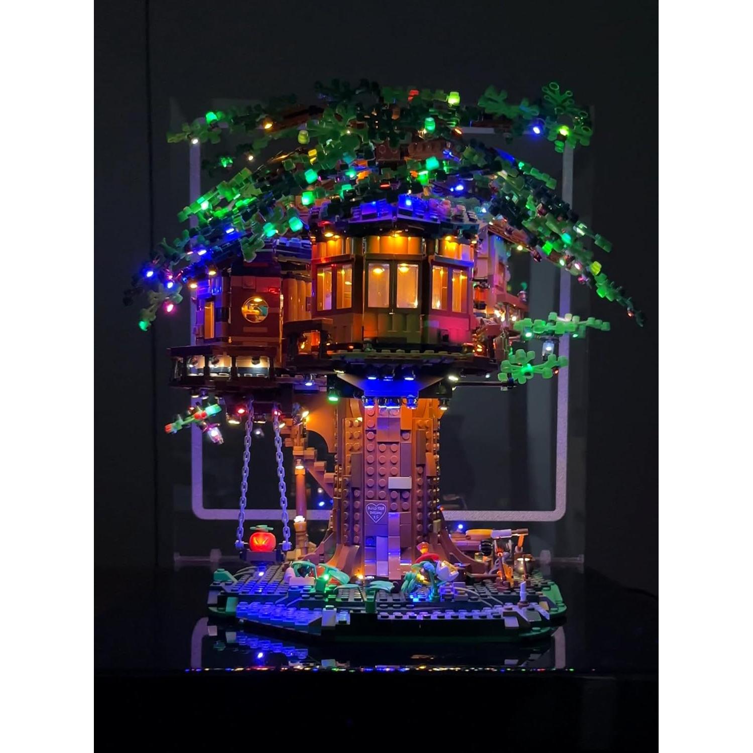 Luz LED Inalámbrica LBASE T3 Azul para Modelos Gundam y Lego