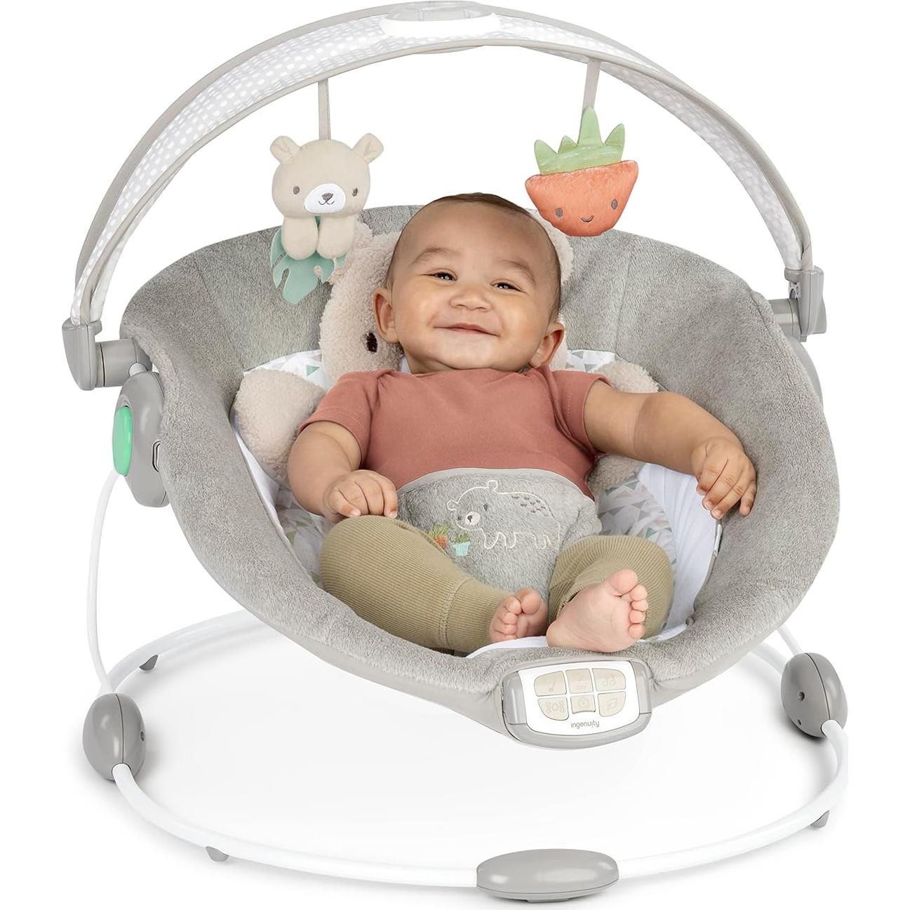 Asiento de Balanceo Ingenuity InLighten Nate para Bebés