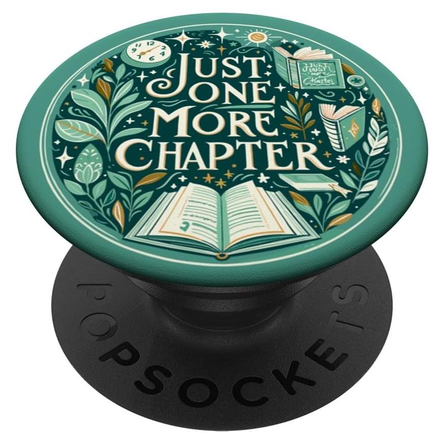 Soporte para Libros PopSockets Teal Botánico 13.6g