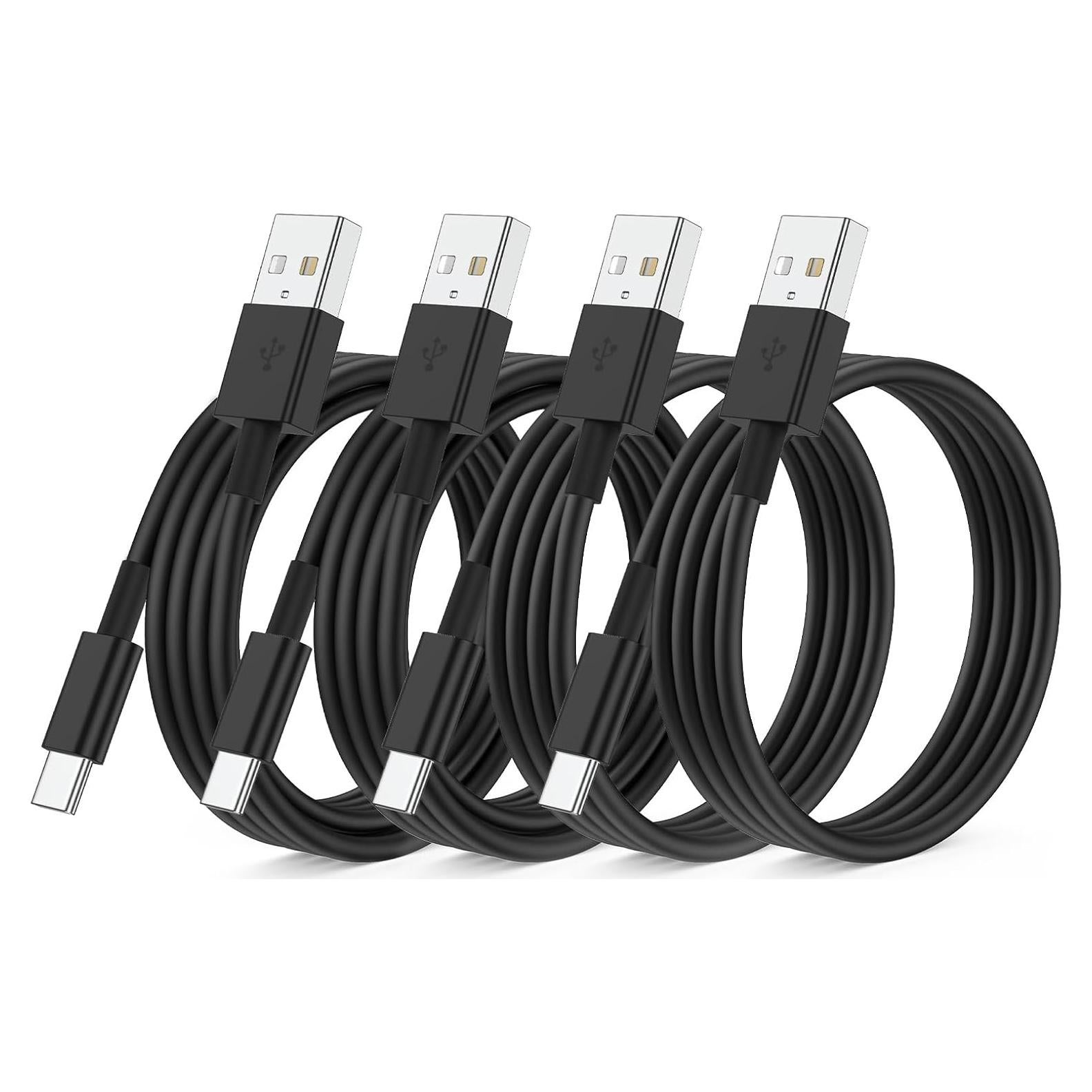 Cable USB A a C QZIIW 0.91m Carga Rápida 4 Pack iPhone 15/16