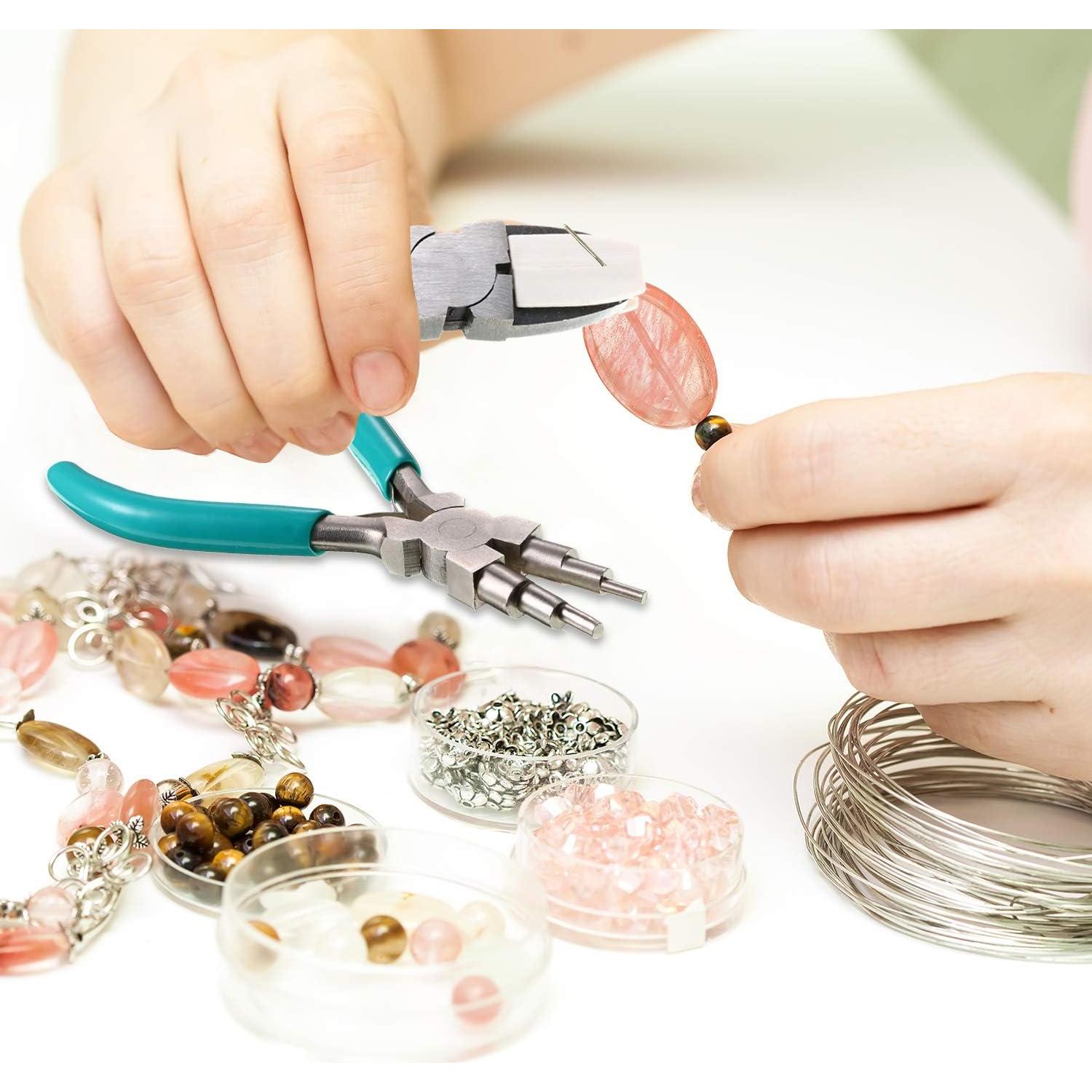 Juego de 2 Pinzas para Hacer Joyas Mudder 6 en 1 DIY