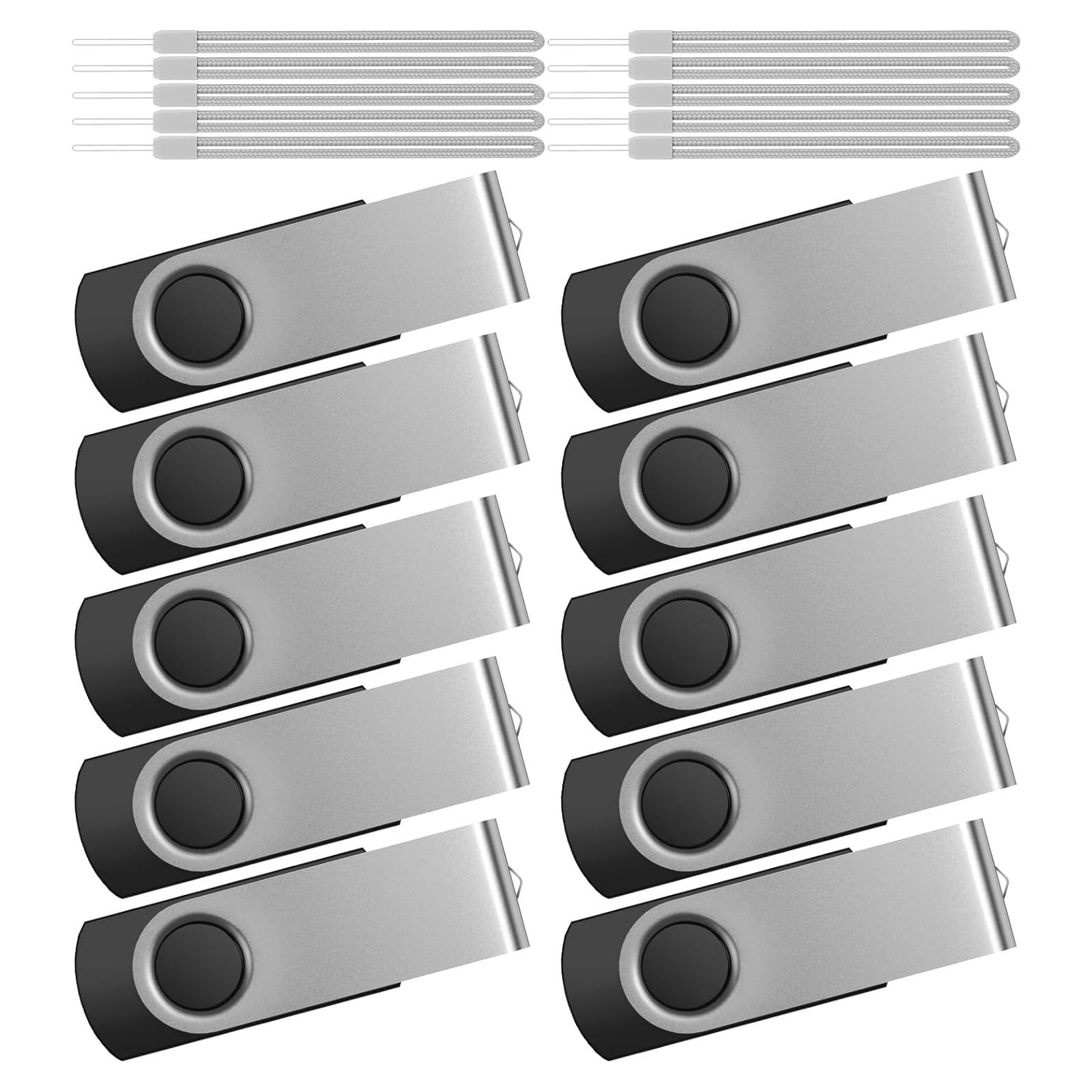 Kepmem Unidad Flash USB 2.0 2GB - Paquete de 10 Unidades