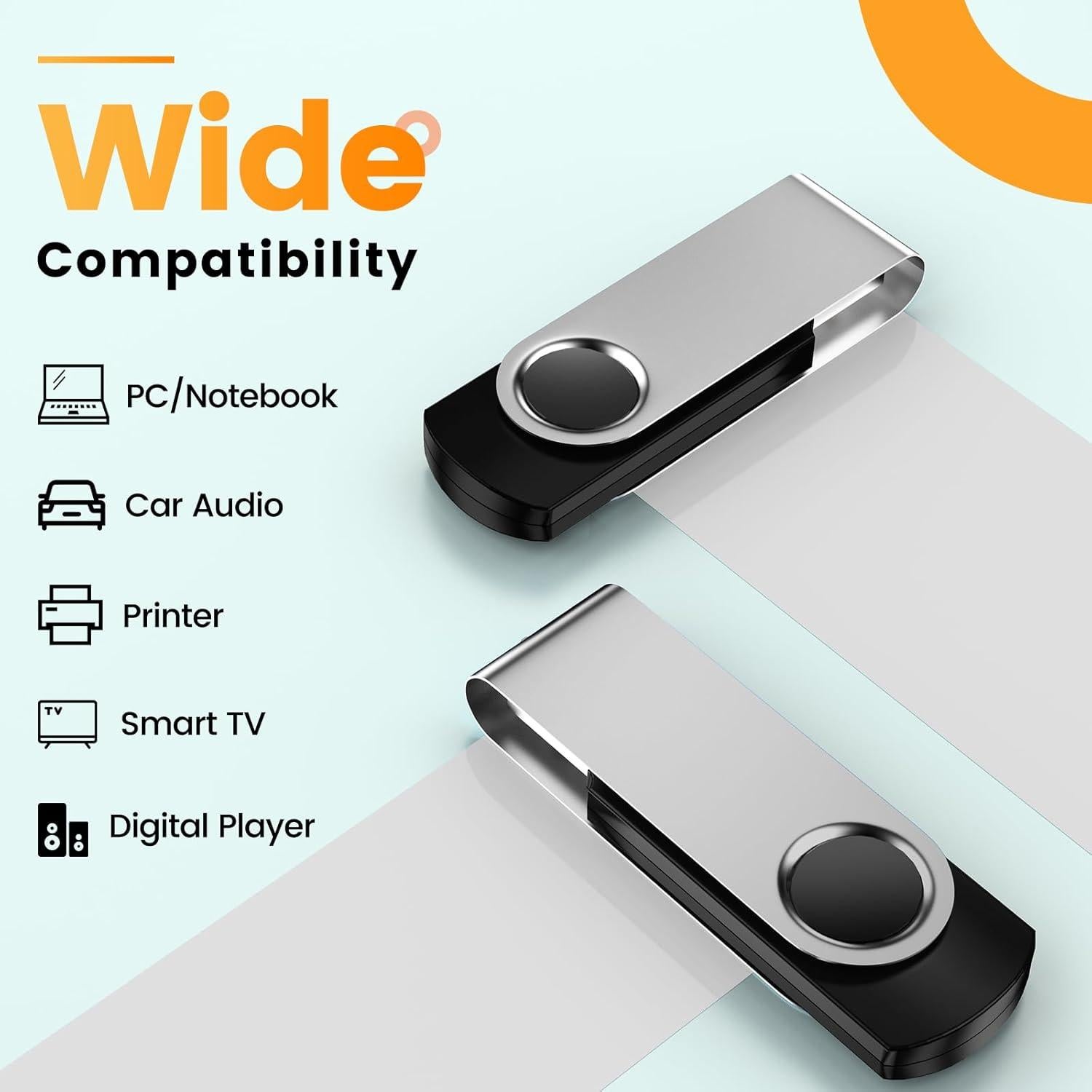 Kepmem Unidad Flash USB 2.0 2GB - Paquete de 10 Unidades