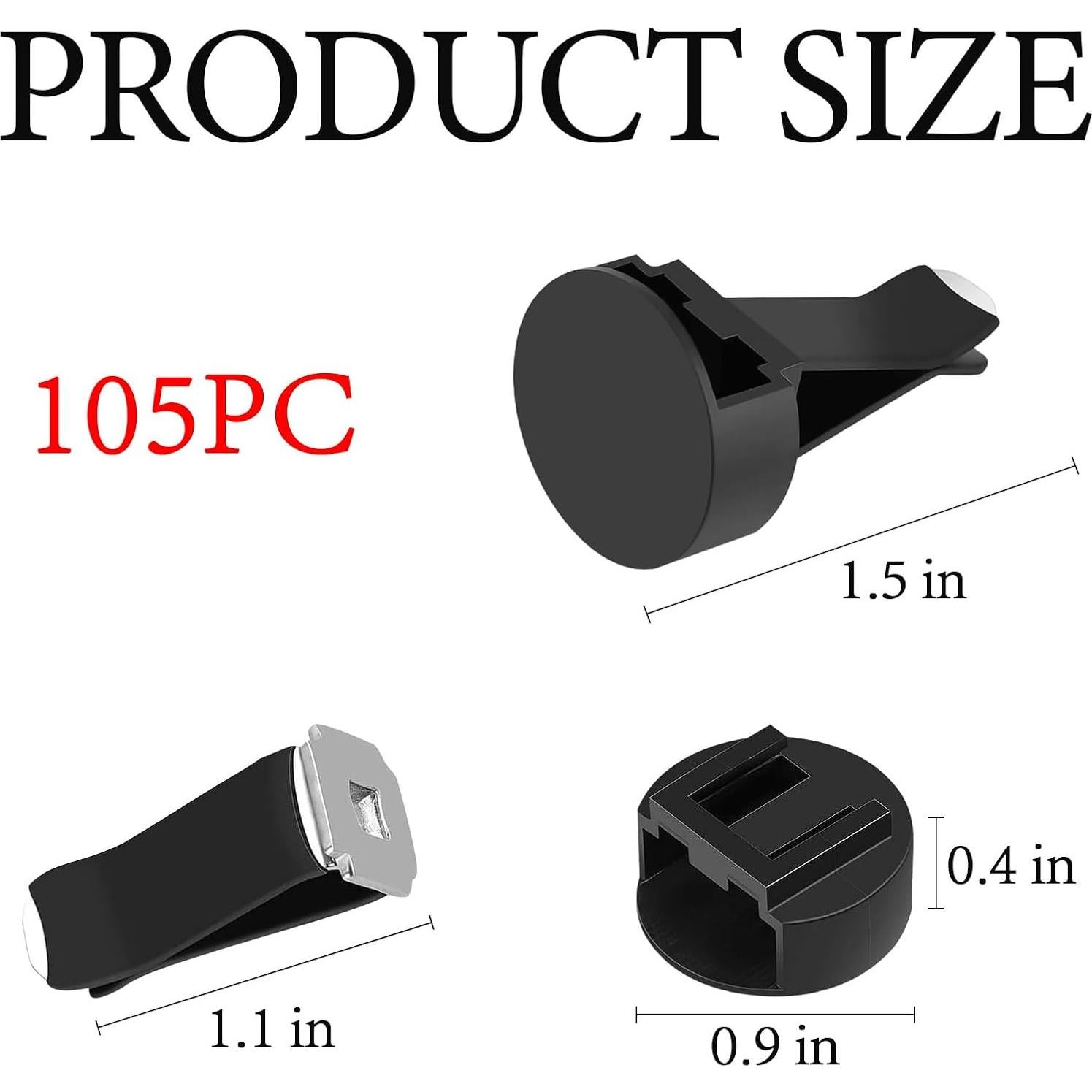 Set de 105 Clips de Ventilación de Aire para Coche LAJTCXRCHY