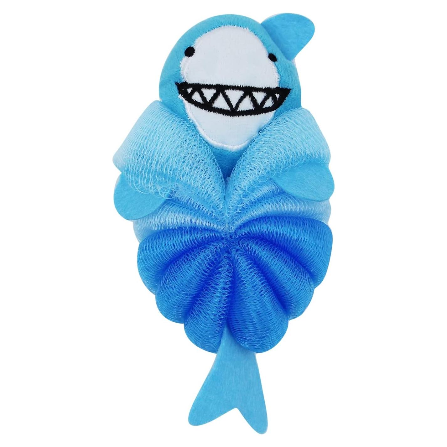 Esponja de Baño Suillty Unicornio Rosa - Malla Exfoliante 15 cm