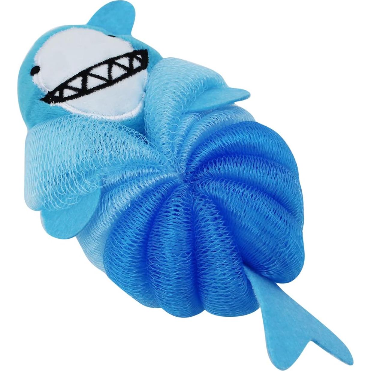 Esponja de Baño Suillty Unicornio Rosa - Malla Exfoliante 15 cm