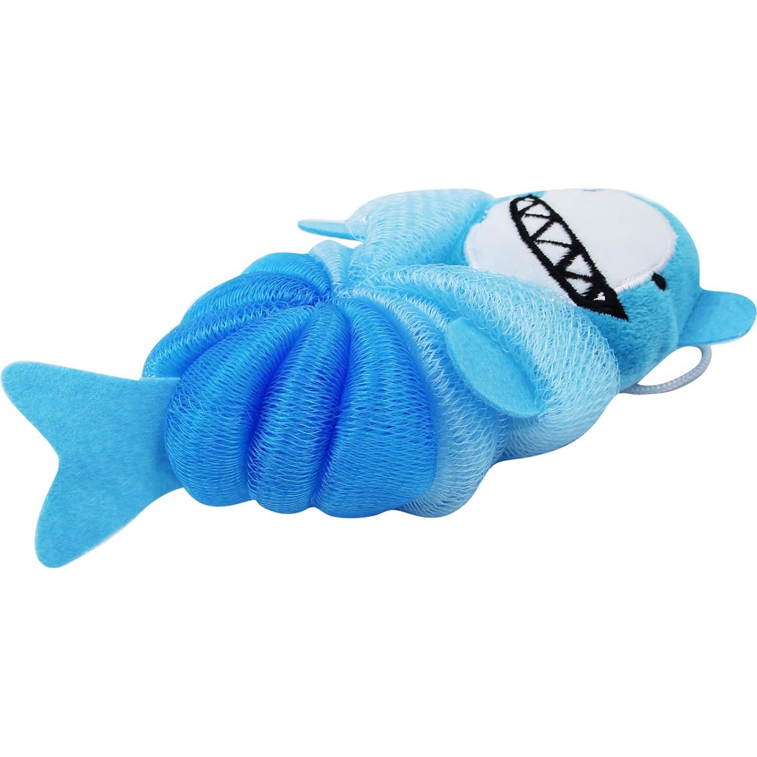 Esponja de Baño Suillty Unicornio Rosa - Malla Exfoliante 15 cm