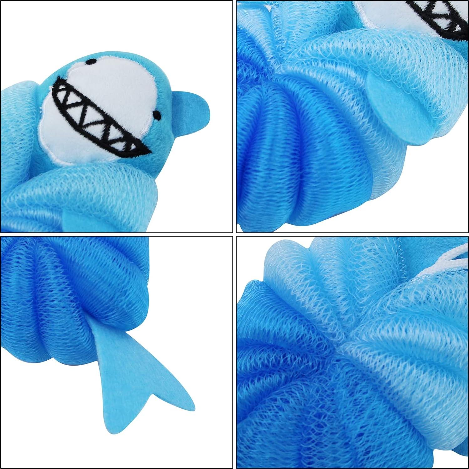 Esponja de Baño Suillty Unicornio Rosa - Malla Exfoliante 15 cm