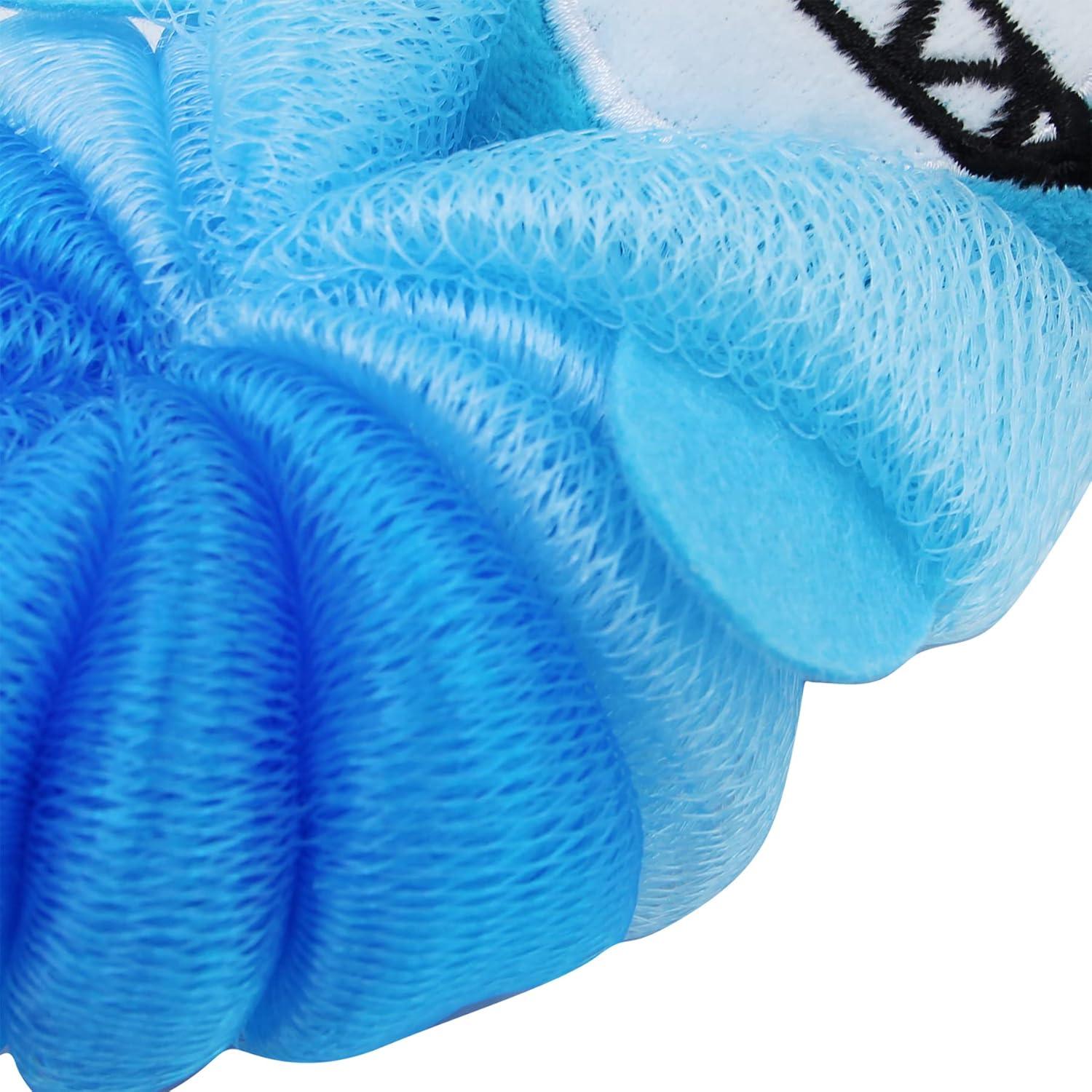 Esponja de Baño Suillty Unicornio Rosa - Malla Exfoliante 15 cm