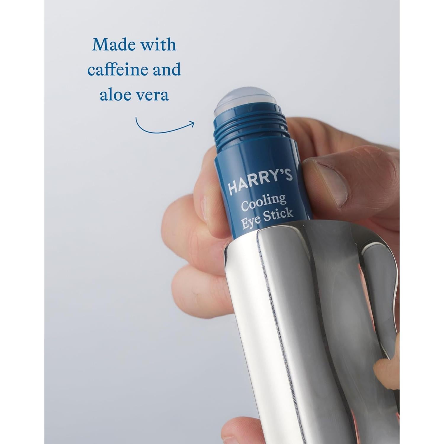 Kit de Ojos Refrescante Harry's para Hombres - Gua Sha y Stick