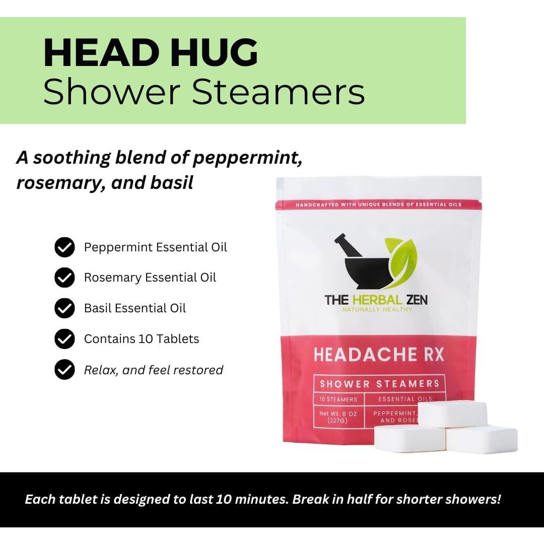 Vaporizadores de Ducha Head Hug Aromaterapia 10 Tabletas