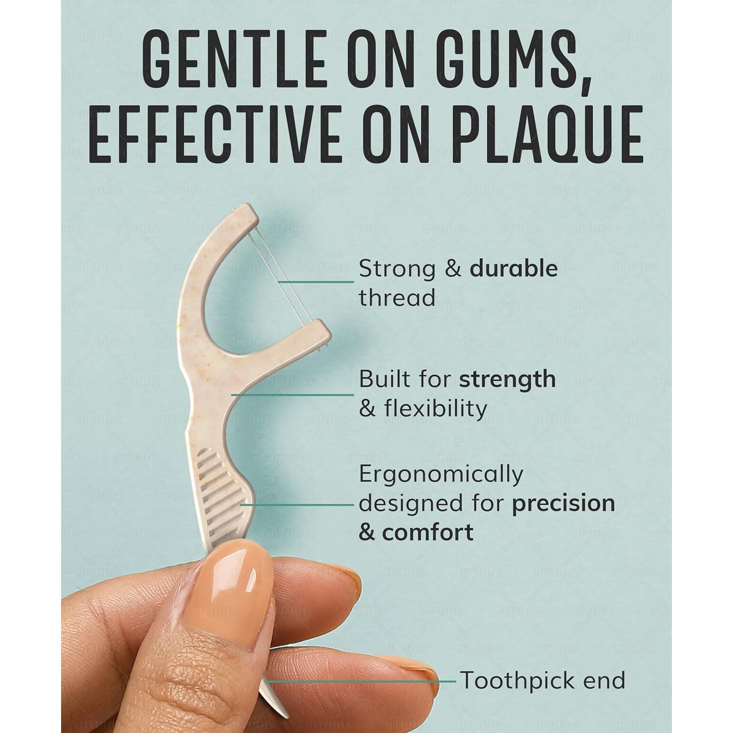 Palillos de Hilo Biodegradables HAPPY ECO - 100 Unidades Veganos