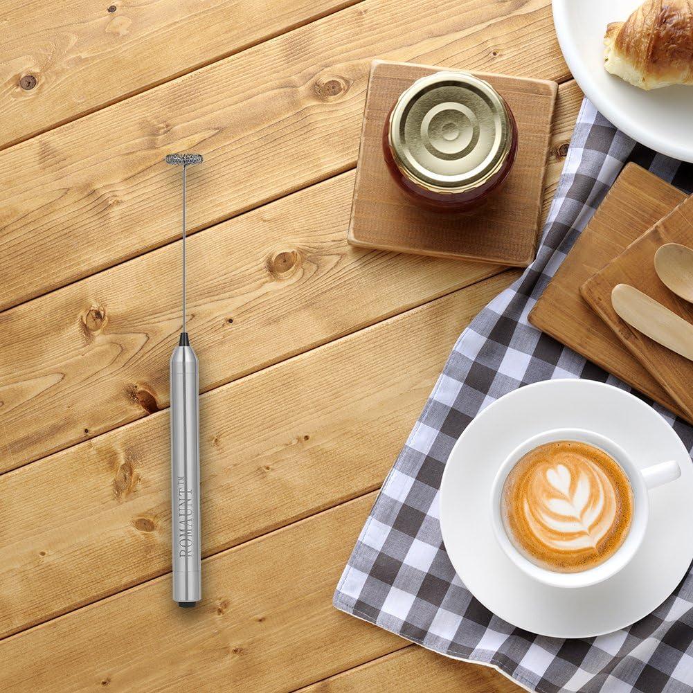 Espumador de Leche Eléctrico ROMAUNT Acero Inoxidable 304