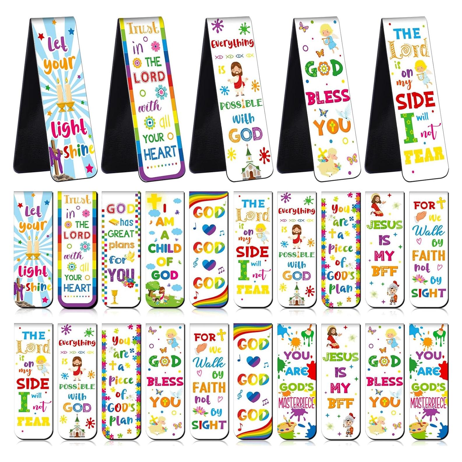 Marcadores Magnéticos Cristianos Harloon 48 Pcs Brillantes