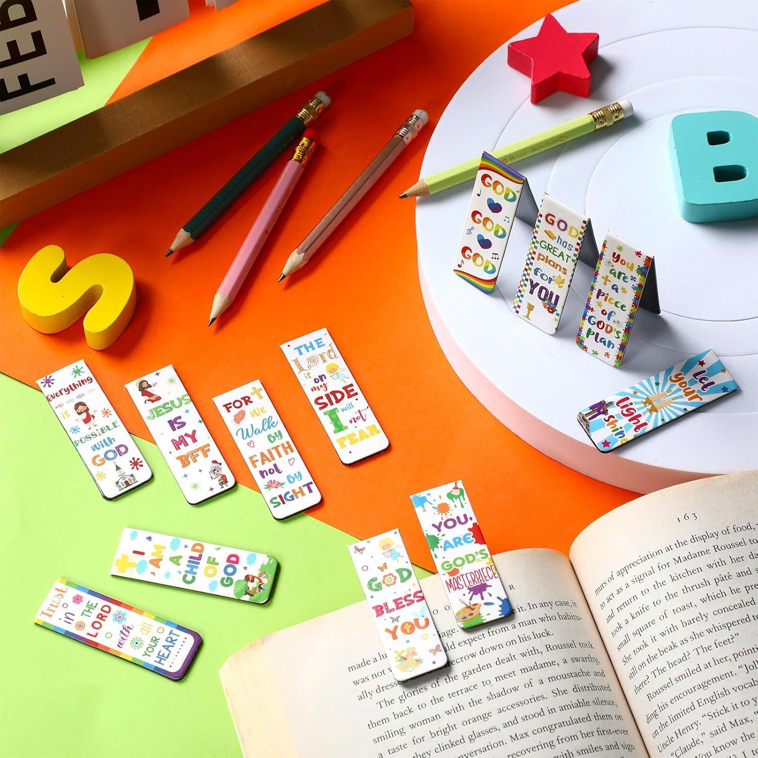 Marcadores Magnéticos Cristianos Harloon 48 Pcs Brillantes