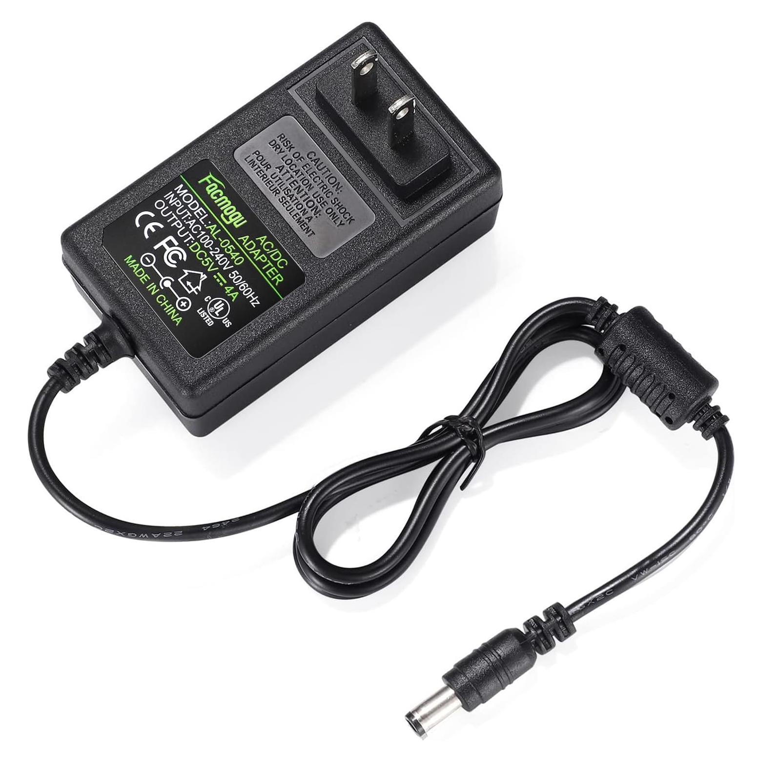 Adaptador de Corriente AC a DC 5V 4A Facmogu 20W