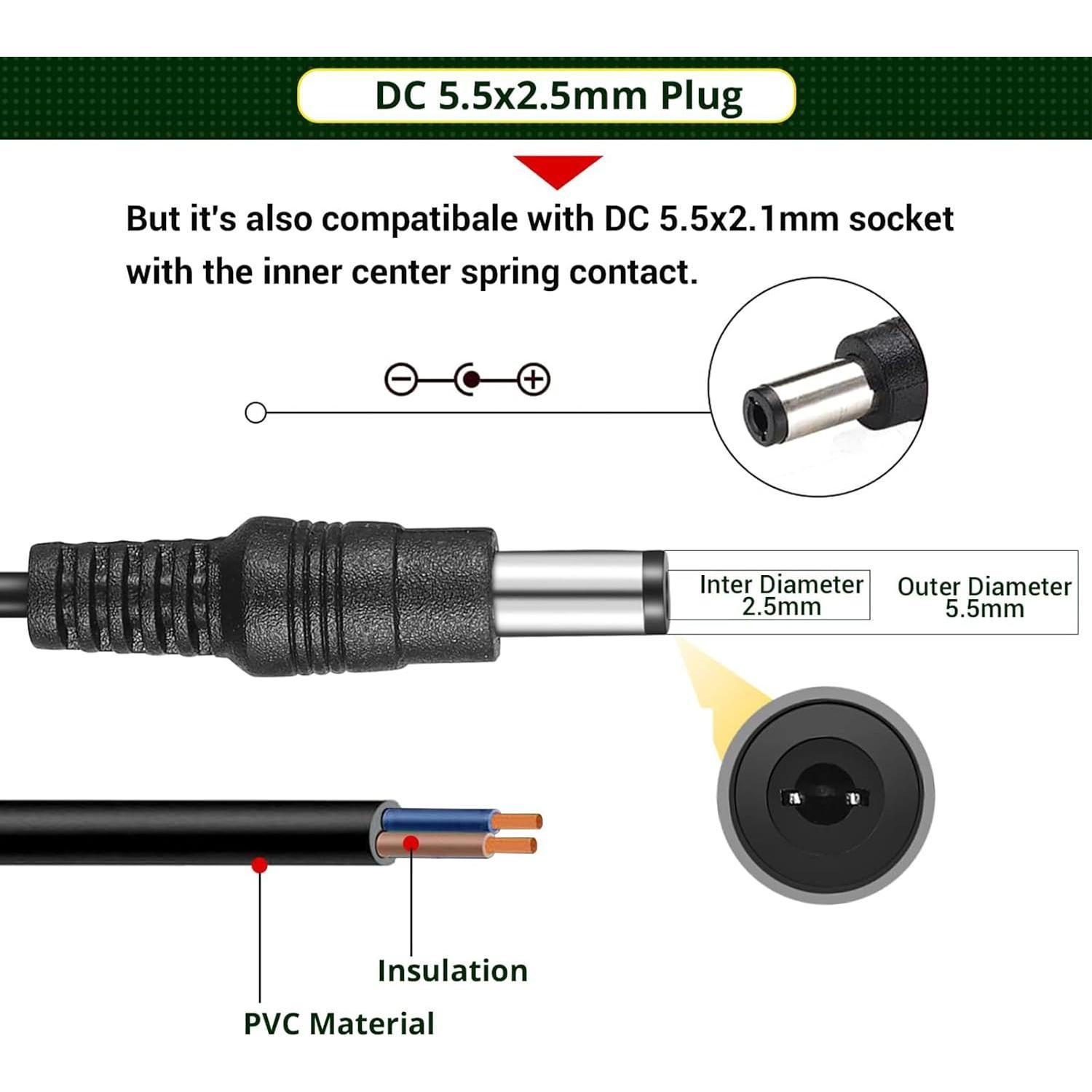 Adaptador de Corriente AC a DC 5V 4A Facmogu 20W