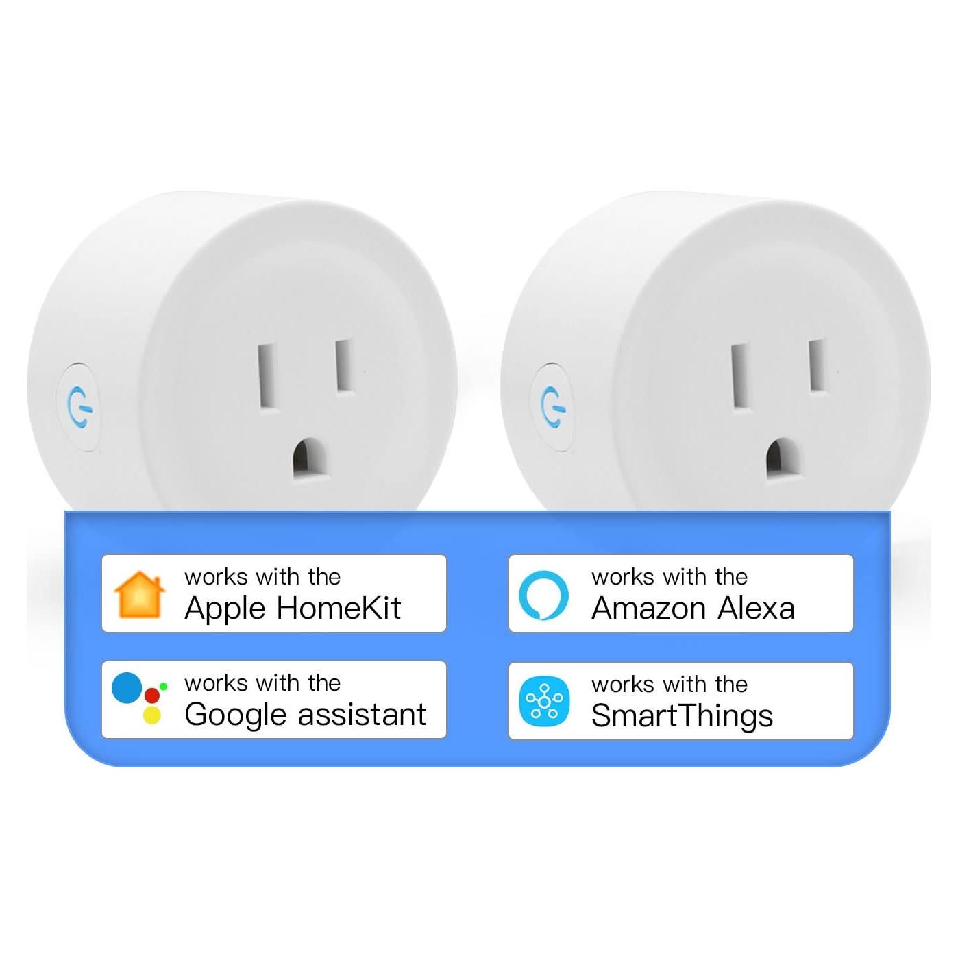 Enchufe Inteligente WiFi DoHome 2 Paquete Control por Voz