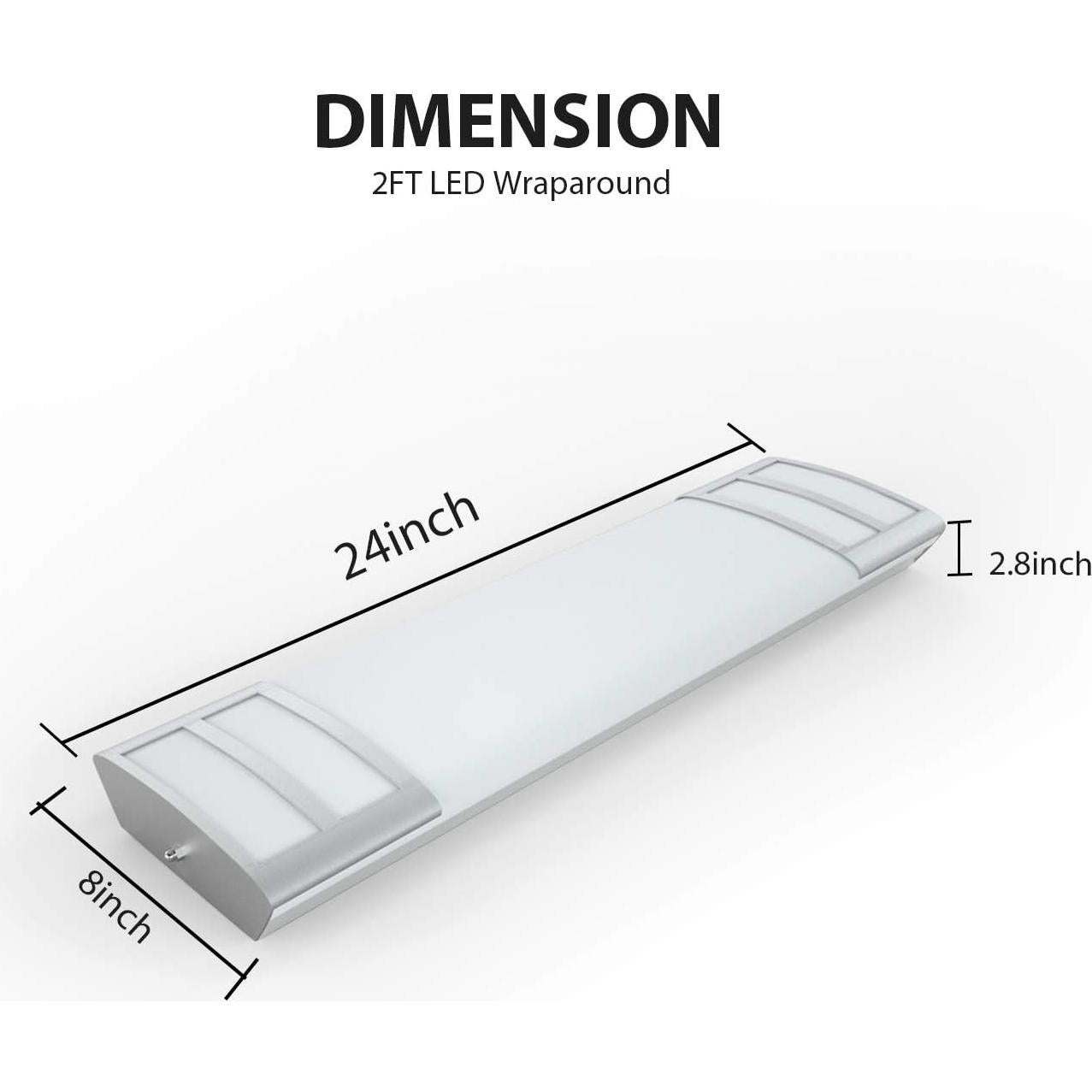 Luz LED 20W 2FT FAITHSAIL 2200lm 4000K Montaje Superficie