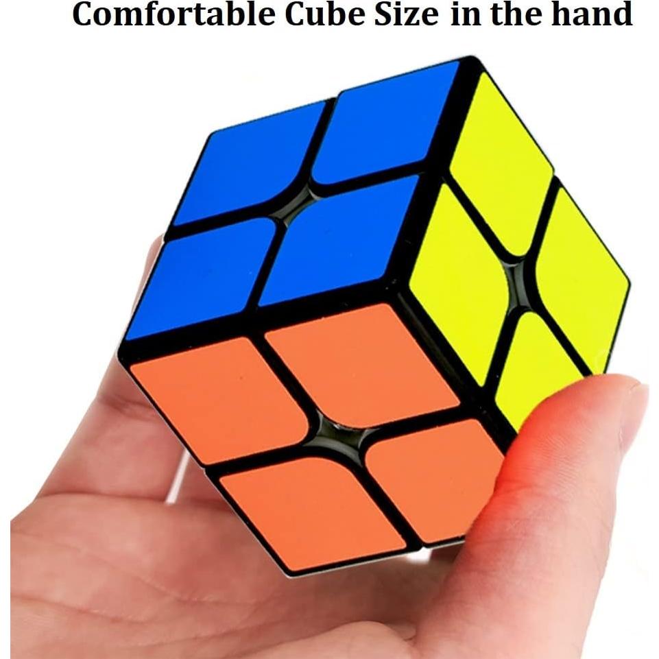 Cubo de Velocidad 2x2 Negro Jbpbslu - Rompecabezas Educativo