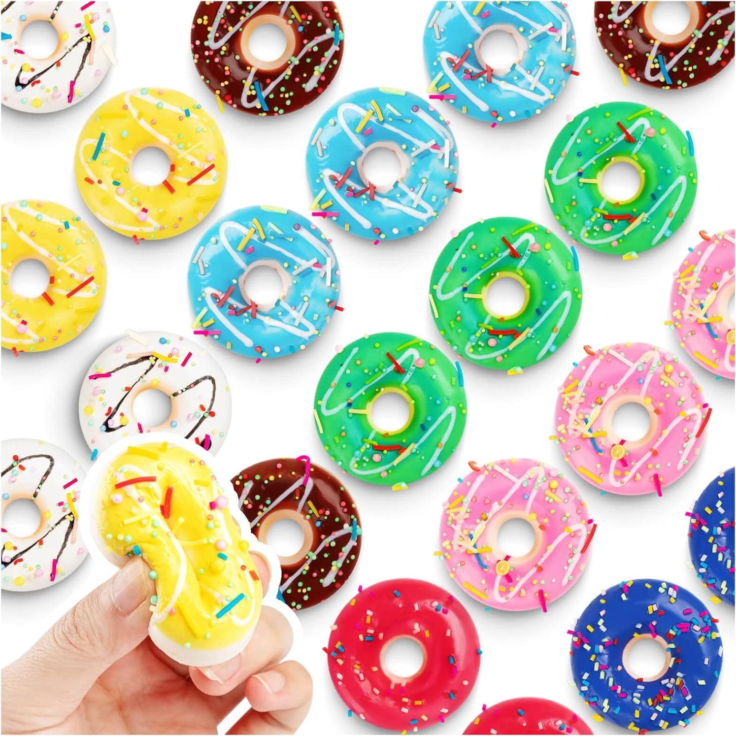 8 Piezas de Bolas de Estrés en Forma de Donut - MGZTTHW