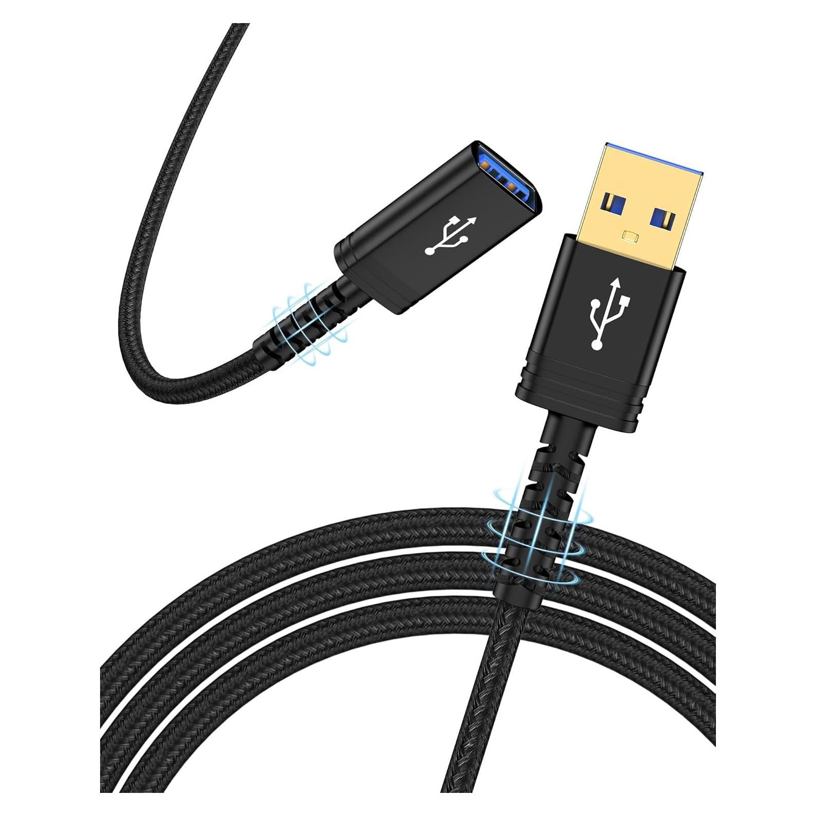 Cable de Extensión USB 3.0 AILKIN 1.83m Macho a Hembra