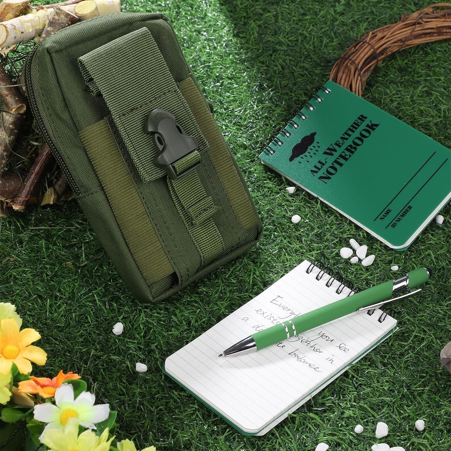 Cuaderno Impermeable Prudiut 3 Pcs Verde 7,62x12,7cm