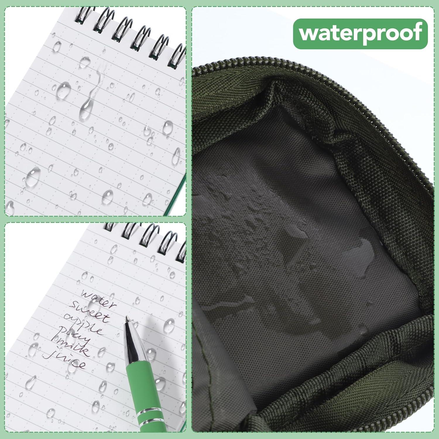 Cuaderno Impermeable Prudiut 3 Pcs Verde 7,62x12,7cm