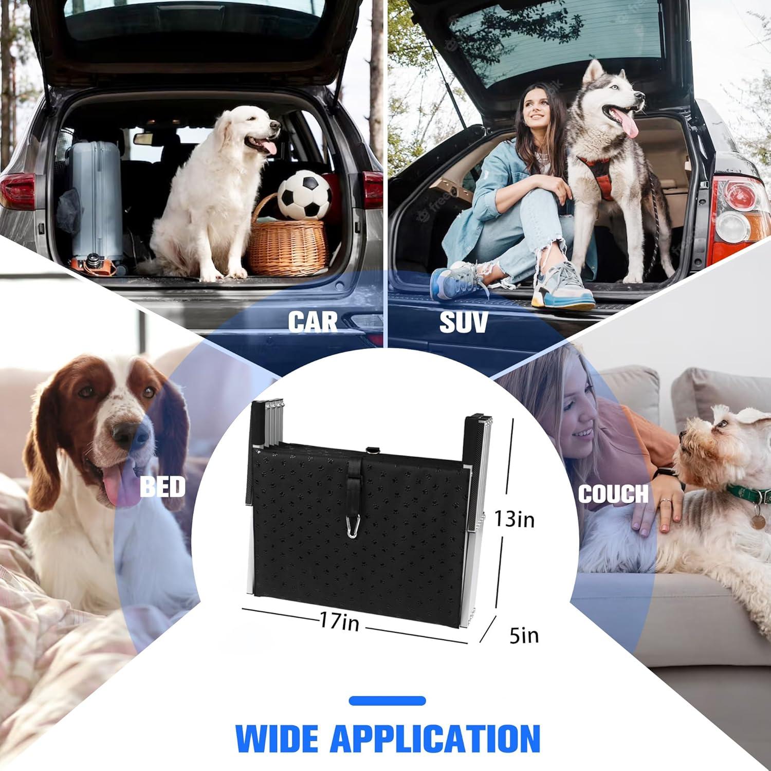 Escalera Plegable para Perros Niubya - 5 Pasos Antideslizante