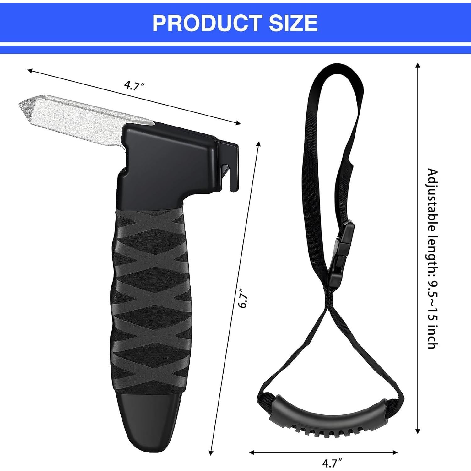 Manija de Puerta de Auto Drsvabze para Ancianos - Soporte Antideslizante