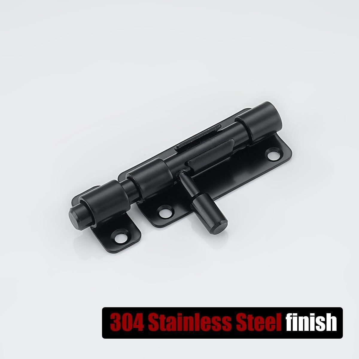 Cerrojo deslizante de seguridad JQK, acero inoxidable 304, 2 paquetes