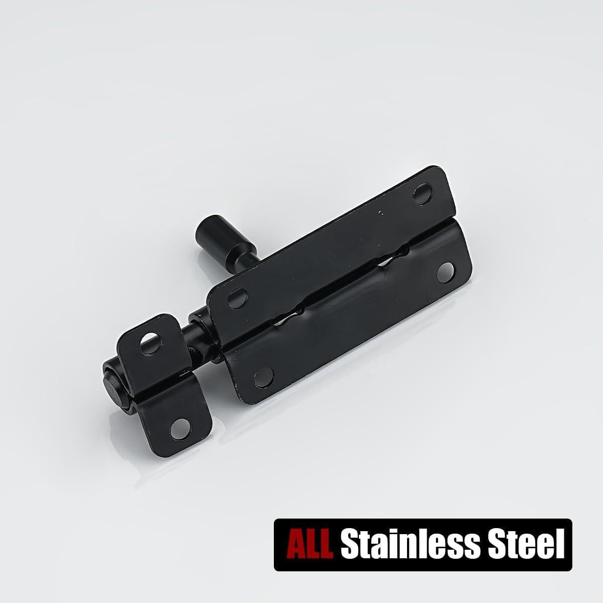 Cerrojo deslizante de seguridad JQK, acero inoxidable 304, 2 paquetes