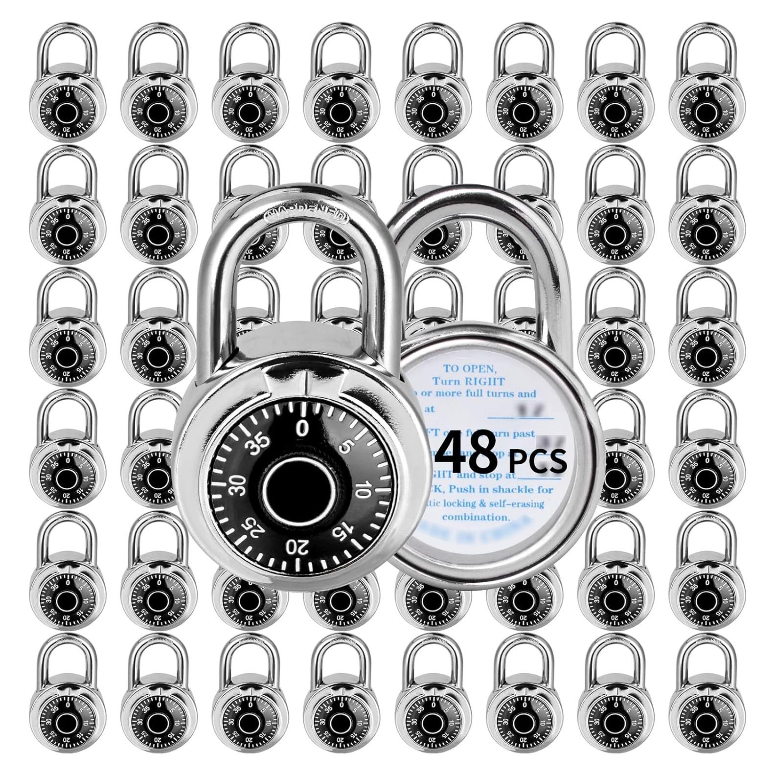 Candado de Combinación LQYN 48 Piezas 5 cm Seguridad