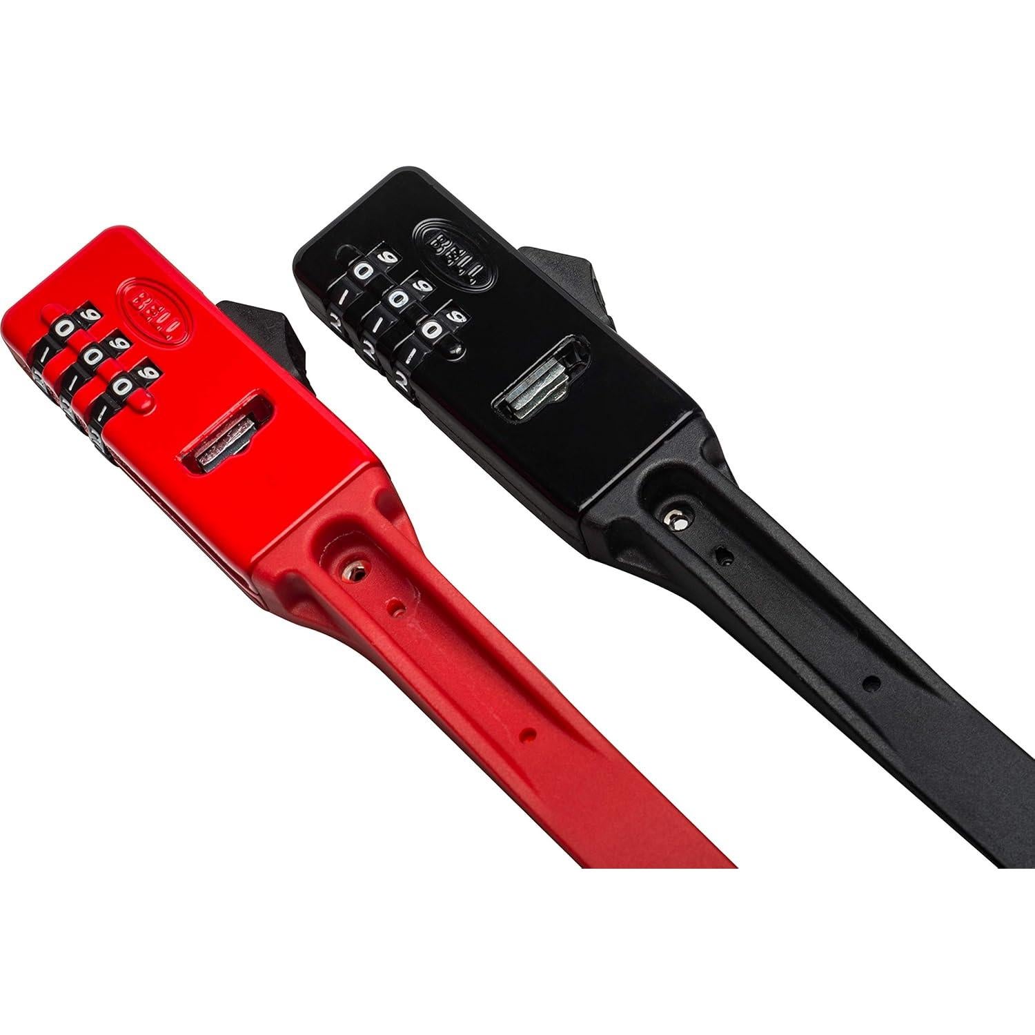 Candado de Combinación QuickZip Bell 2 Pack Rojo/Negro
