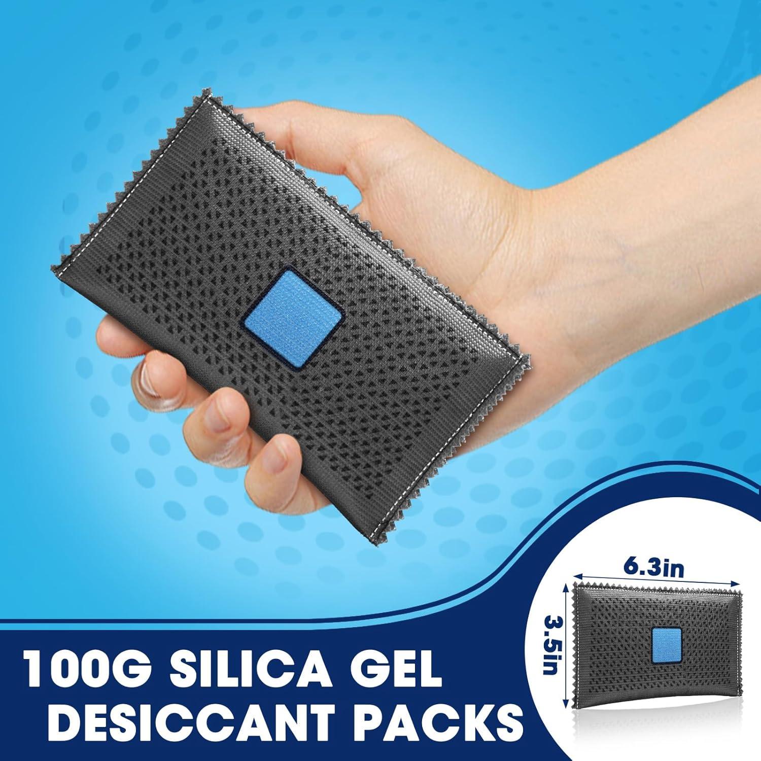 Paquete de 10 Bolsas Deshidratantes Timgle 100g Gel de Sílice