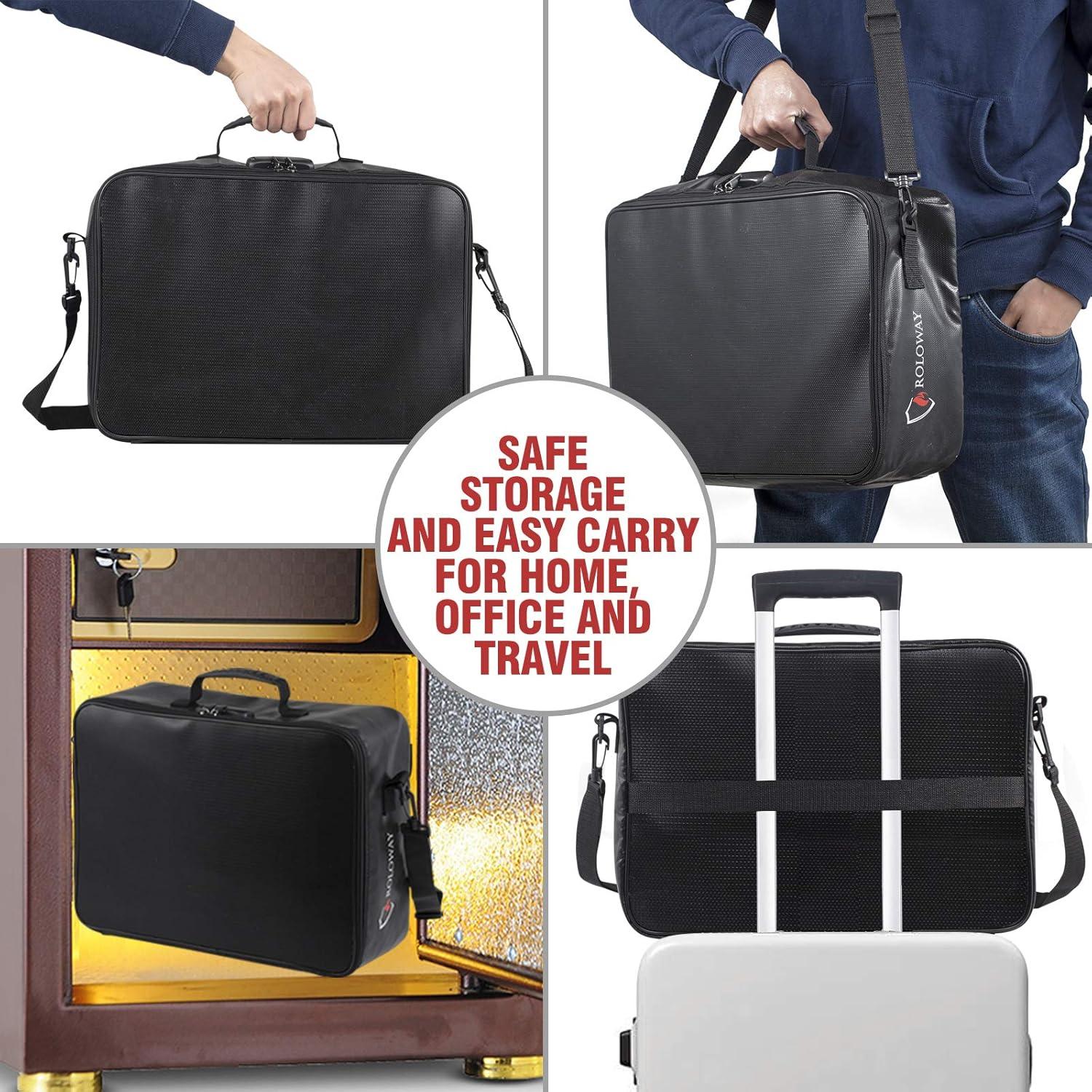 Bolsa de Documentos a Prueba de Fuego ROLOWAY 43.2x30x12.7cm