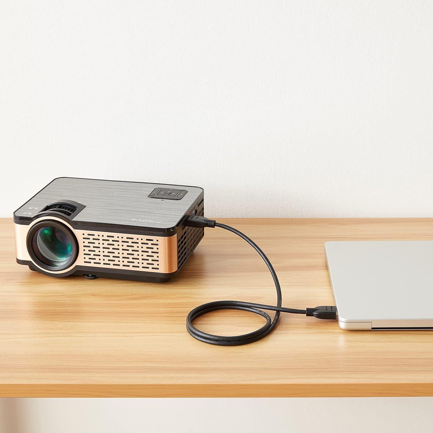 Cable HDMI Amazon Basics 0.91m 4K 60Hz Alta Velocidad Negro