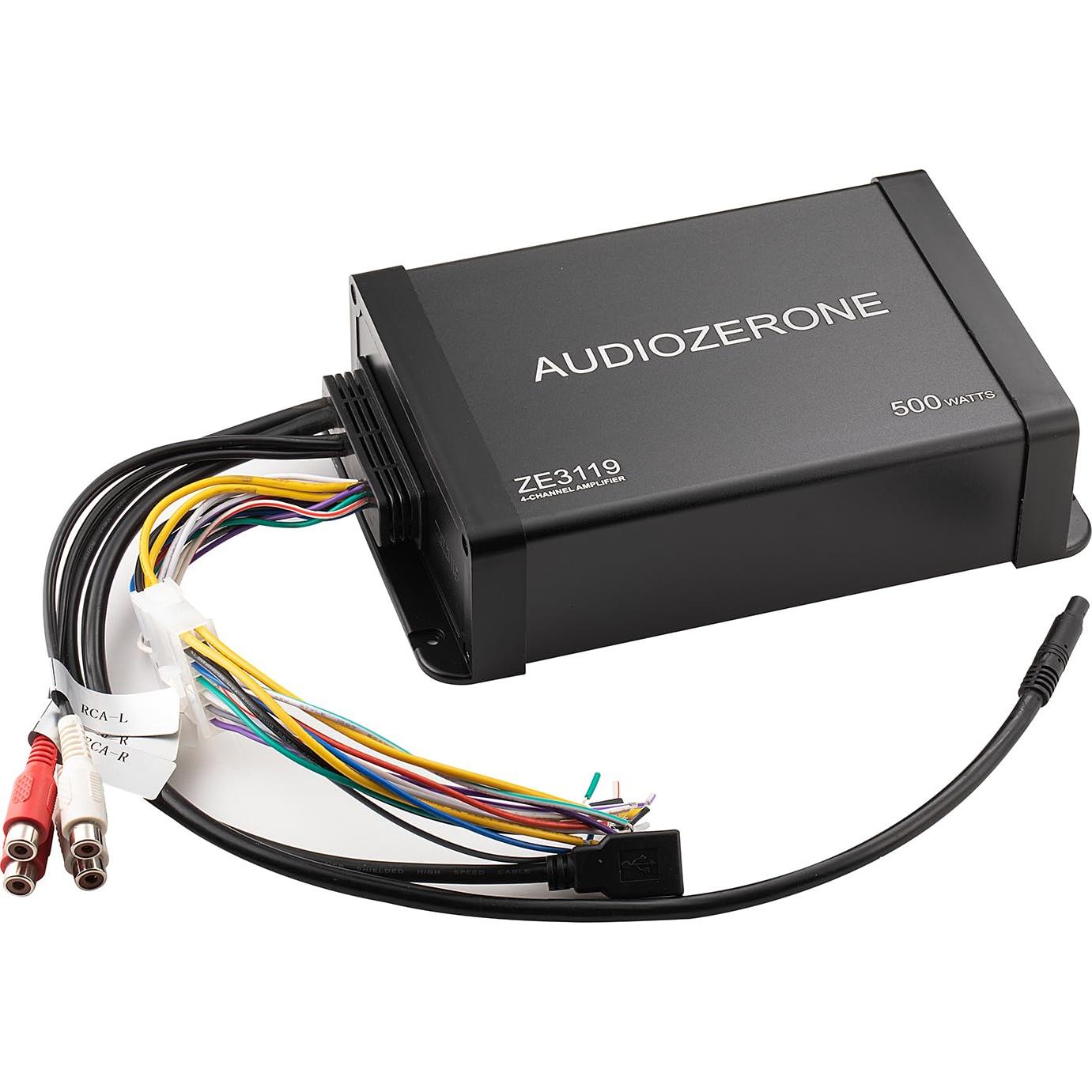 Amplificador Bluetooth Marino AUDIOZERONE 500W Impermeable