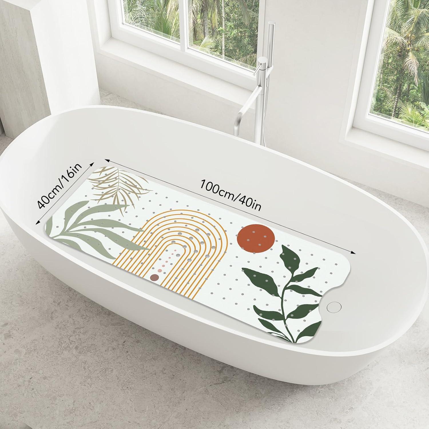 Alfombra de Baño Antideslizante SHUCHING Boho 101.6 x 40.6 cm