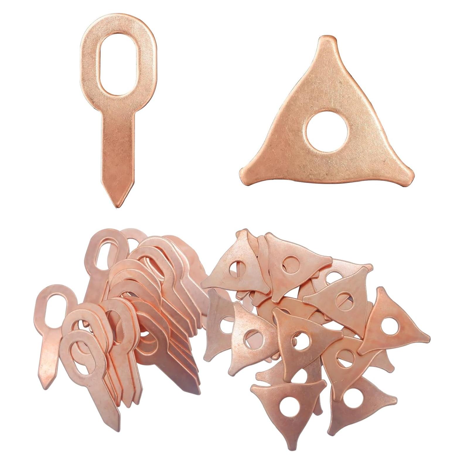 100 Anillos de Tirar Abolladuras GLSJA Triángulo y OT