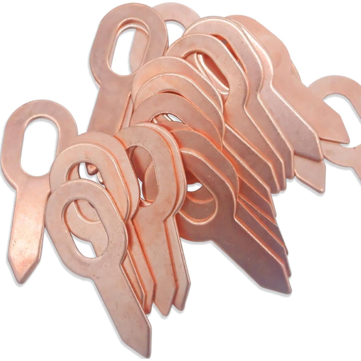 100 Anillos de Tirar Abolladuras GLSJA Triángulo y OT