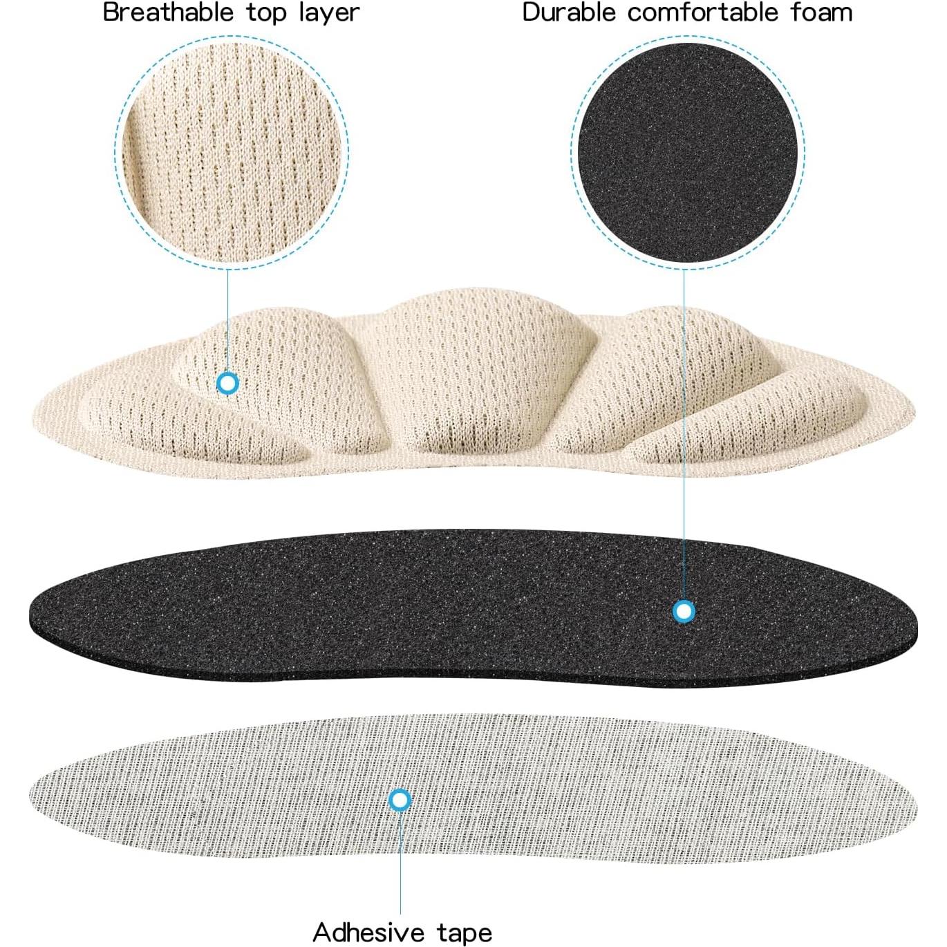 Almohadillas para Talón SUMBLIME 6 Piezas Beige Antideslizantes