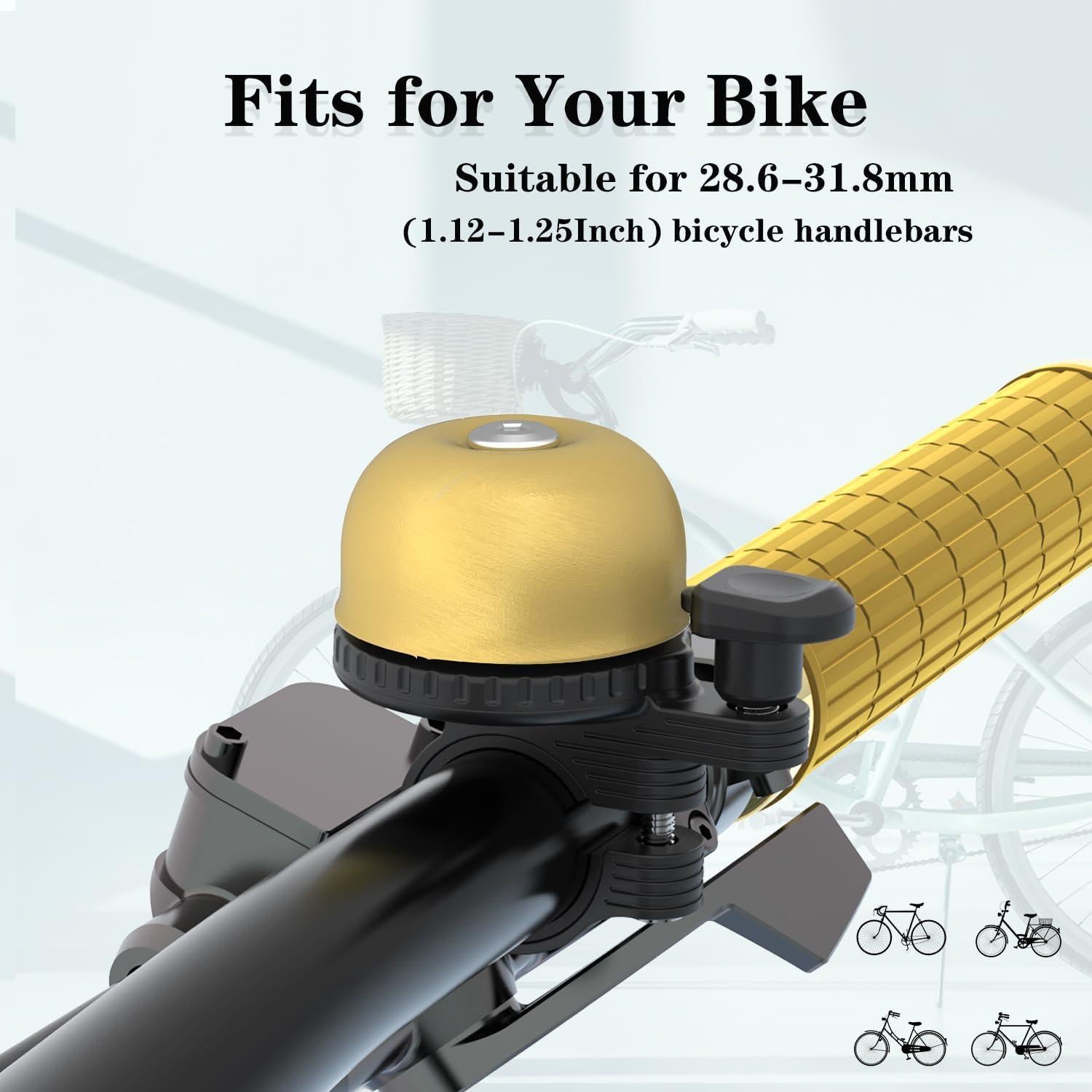 Campana de Bicicleta ORYXBOOST D021 Antirrobo con Soporte AirTag