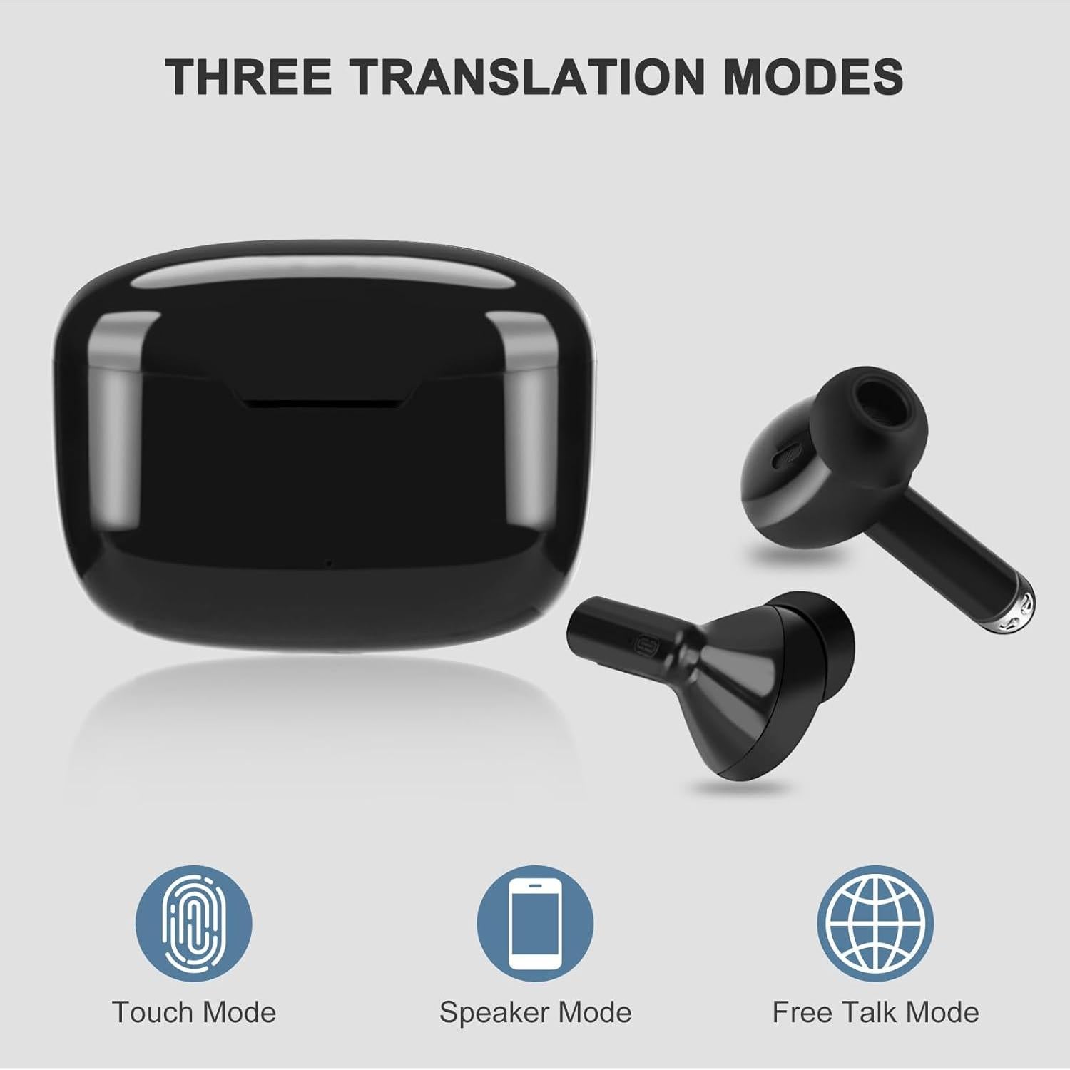 Auriculares Traductores de Idiomas Y113 - Bluetooth 5.1, 144 Idiomas