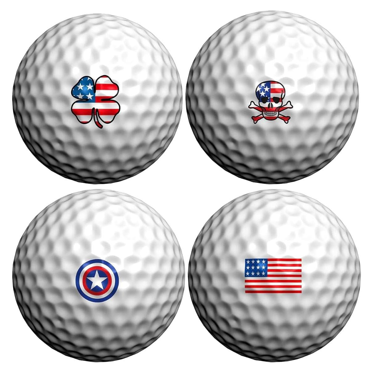 Marcadores de Pelotas de Golf Golfdotz - Colección Americana, 32 Unidades