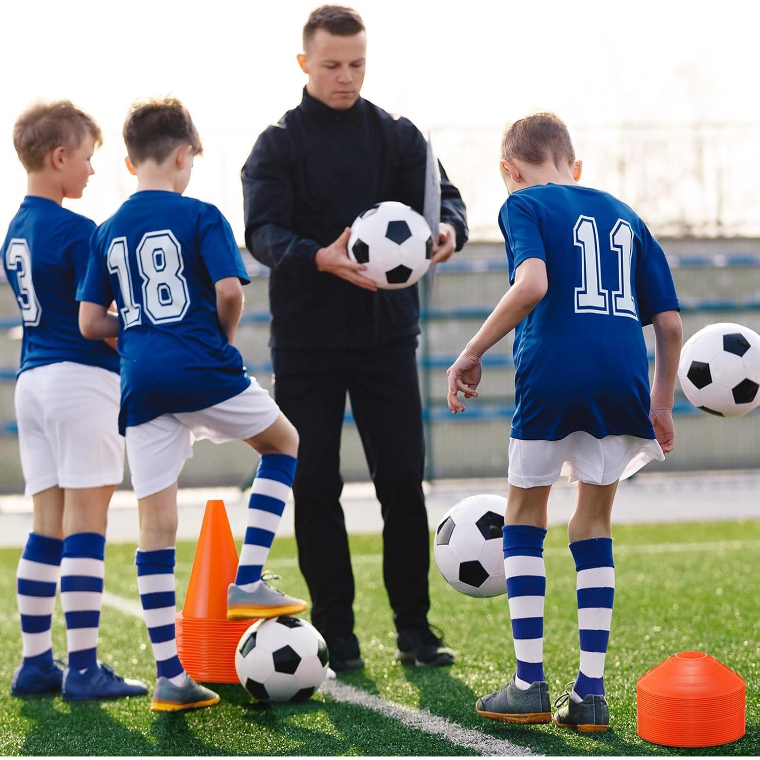 Conos de Entrenamiento Vinsot 48 Conos Naranja 17.78 cm