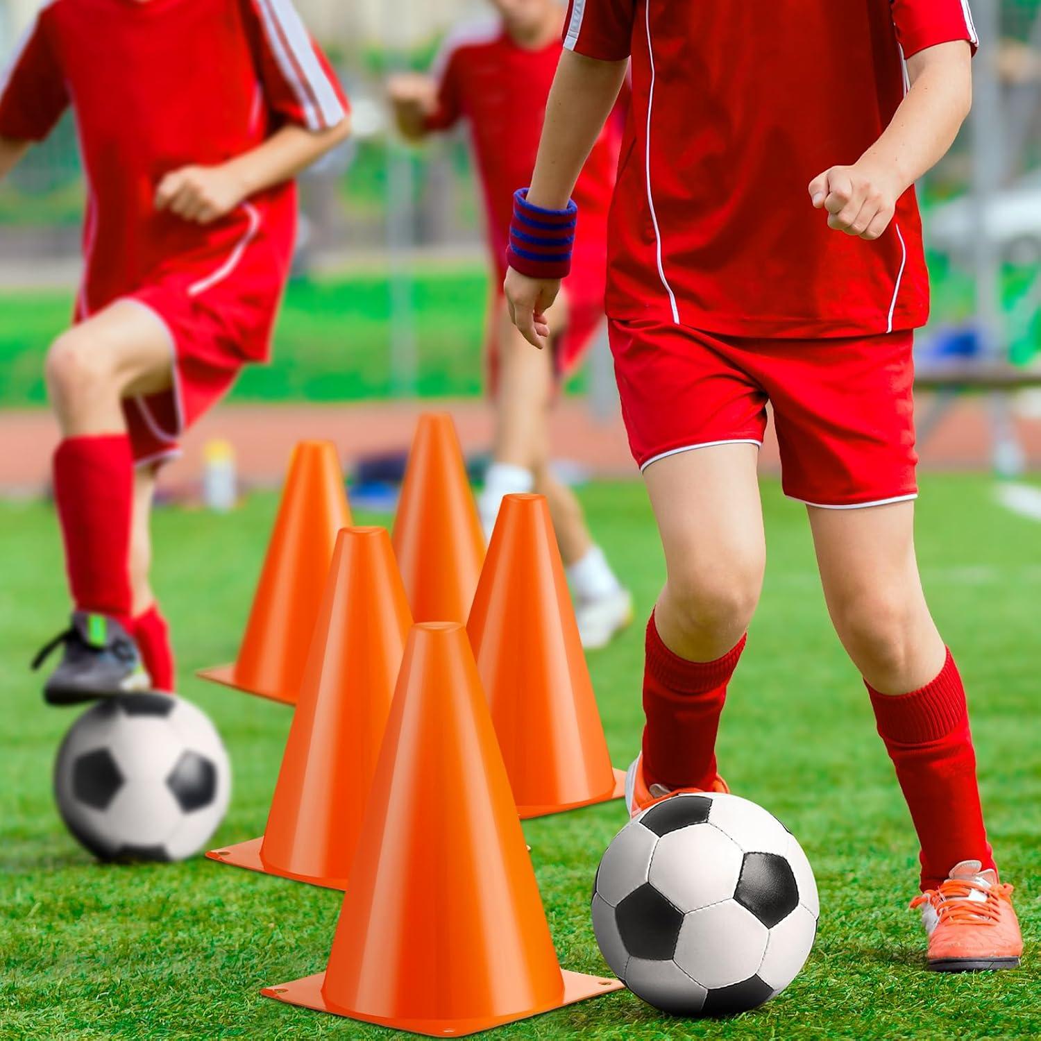 Conos de Entrenamiento Vinsot 48 Conos Naranja 17.78 cm