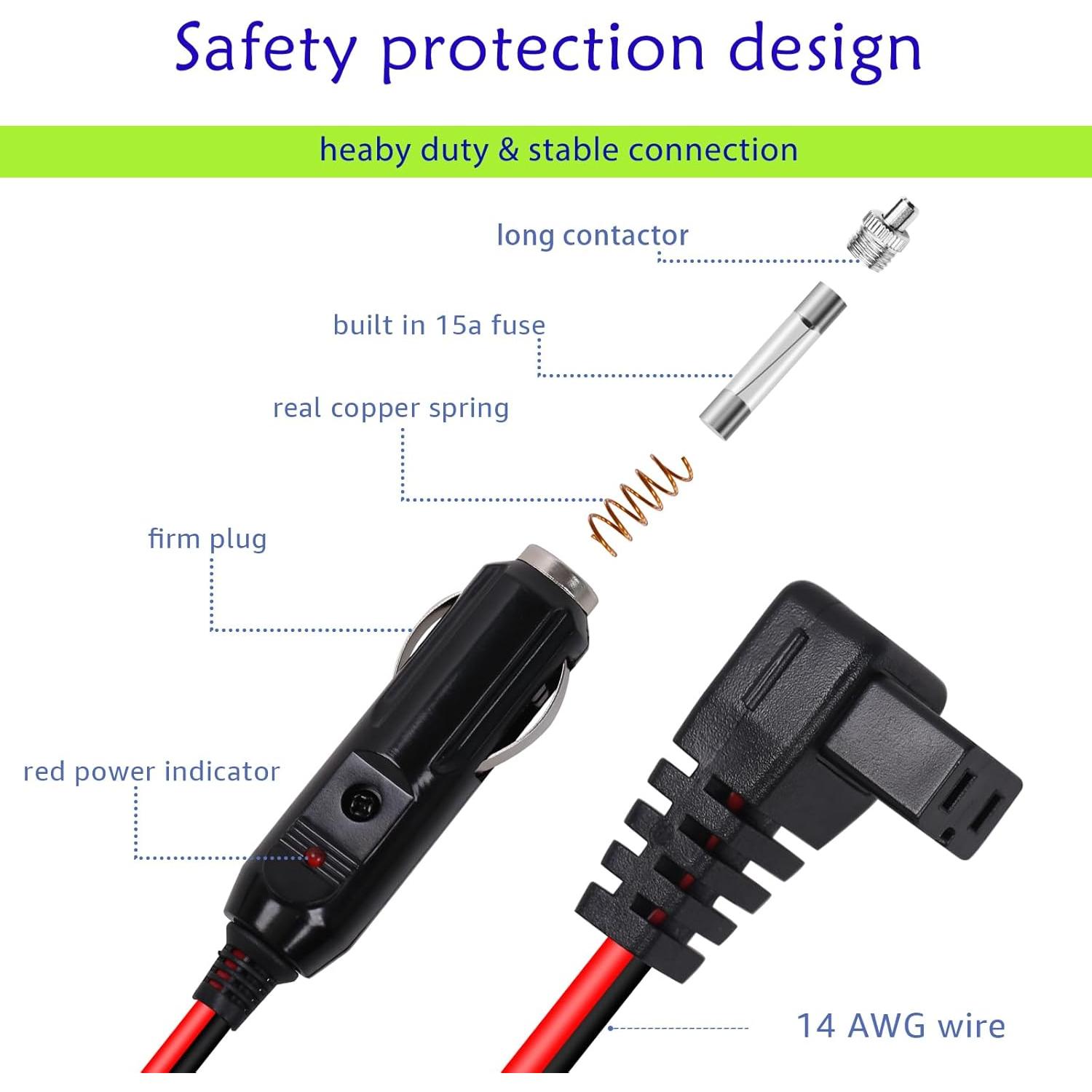 Cable de Alimentación 12V/24V para Refrigerador Basysion 3m